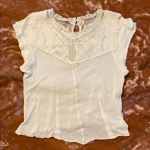 Free People Lace Top Shirt